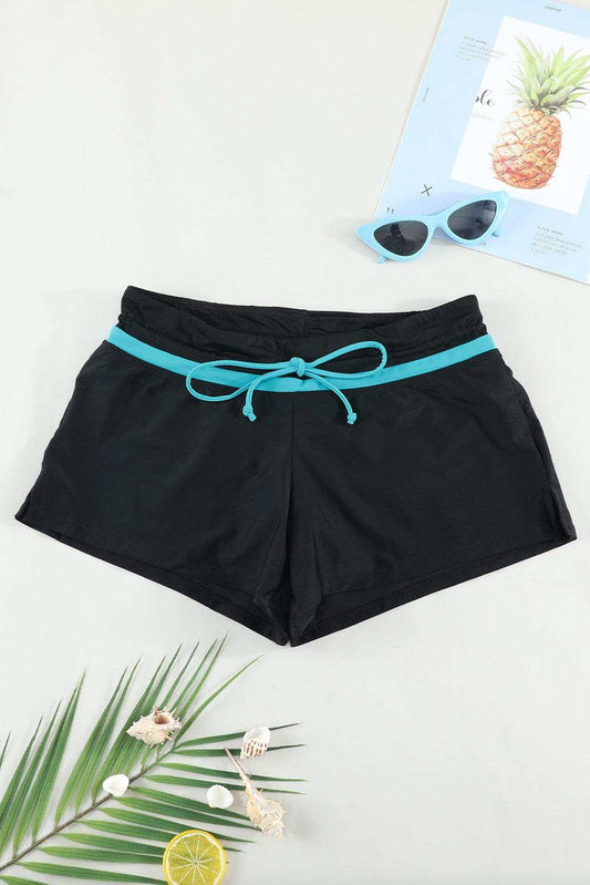 Full Size Drawstring Swim Shorts - Trendsi - Flyclothing LLC