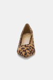 Beast Fashion Faux Suede Leopard Point Toe Pumps - Trendsi