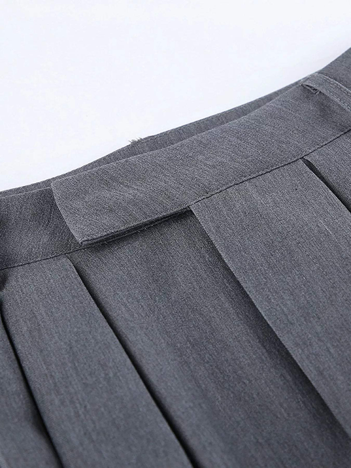 High-Waisted Wide-Leg Pleated Pants - Trendsi - Flyclothing LLC