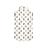 Baha Ranch Cactus and Highland Cow Puffy Vest