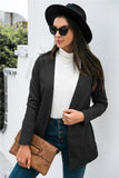 Three-Quarter Sleeve Blazer - Trendsi