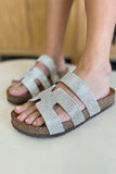 Forever Link Rhinestone Open Toe Sandals - Trendsi - Flyclothing LLC