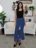 High-Low Bootcut Pants - Trendsi