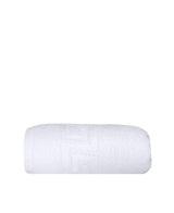 White Greek Key Turkish Cotton 30" X 16" Hand Towel - HomeRoots - Flyclothing LLC