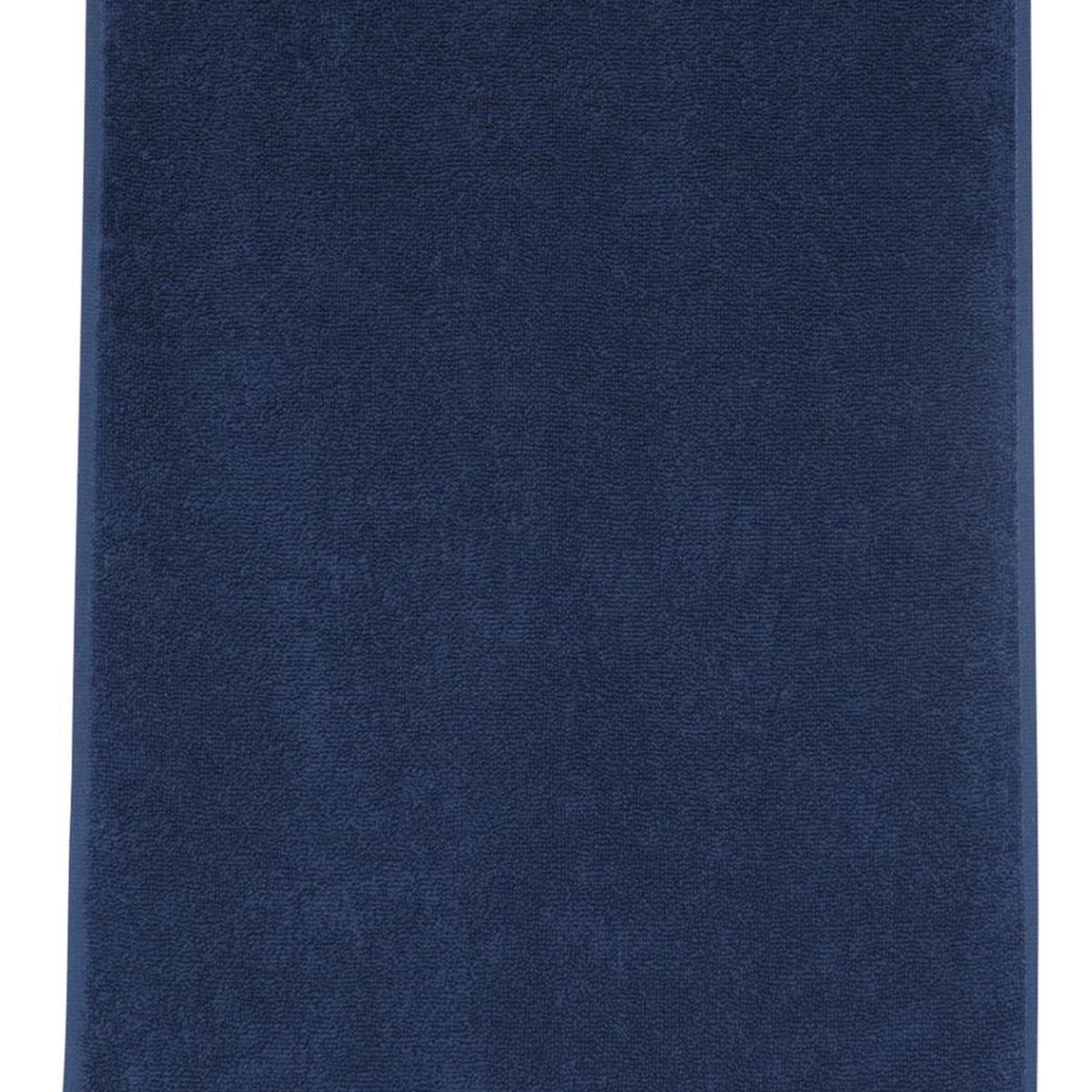 Navy Blue Greek Key Turkish Cotton 30" X 16" Hand Towel - HomeRoots - Flyclothing LLC