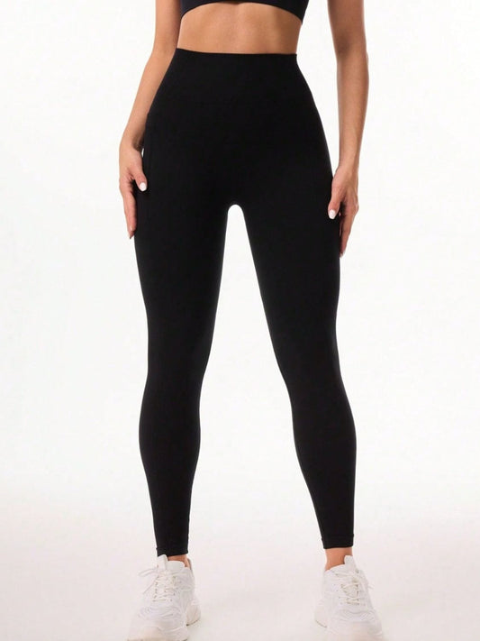 Pocketed High Waist Active Leggings - Trendsi