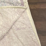 108" X 108" Sage And Cream Floral Cotton Decorative Comforter - HomeRoots - Flyclothing LLC