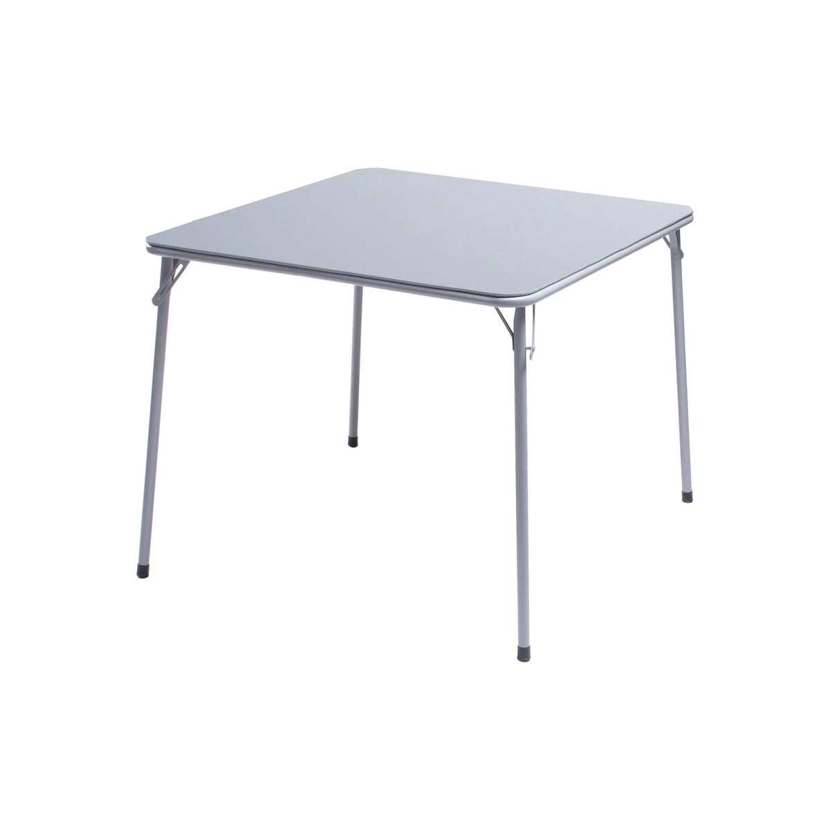 34" Gray Wood Heavy Duty Plastic And Iron Square Dining Table - HomeRoots - Flyclothing LLC