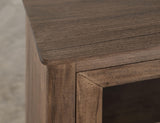 68" Brown Distressed Wood Sideboard With Four Glass Doors - HomeRoots - Flyclothing LLC