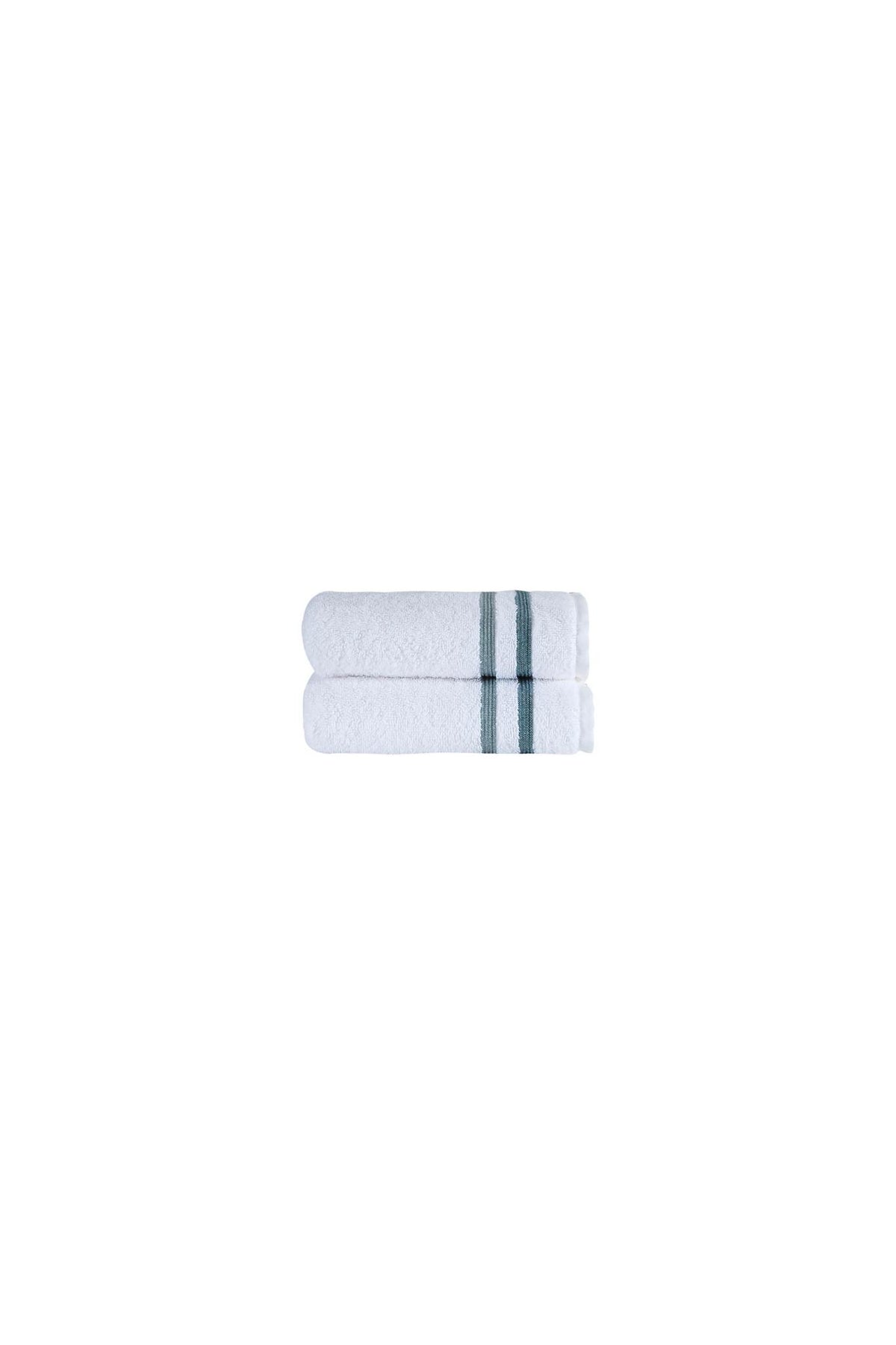 Set of Two White Turkish Cotton 16" X 30" Hand Towels - HomeRoots - Flyclothing LLC