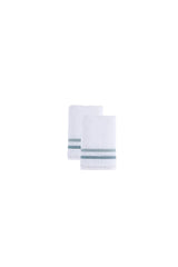Set of Two White Turkish Cotton 16" X 30" Hand Towels - HomeRoots - Flyclothing LLC