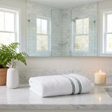 Set of Two White Turkish Cotton 16" X 30" Hand Towels - HomeRoots - Flyclothing LLC