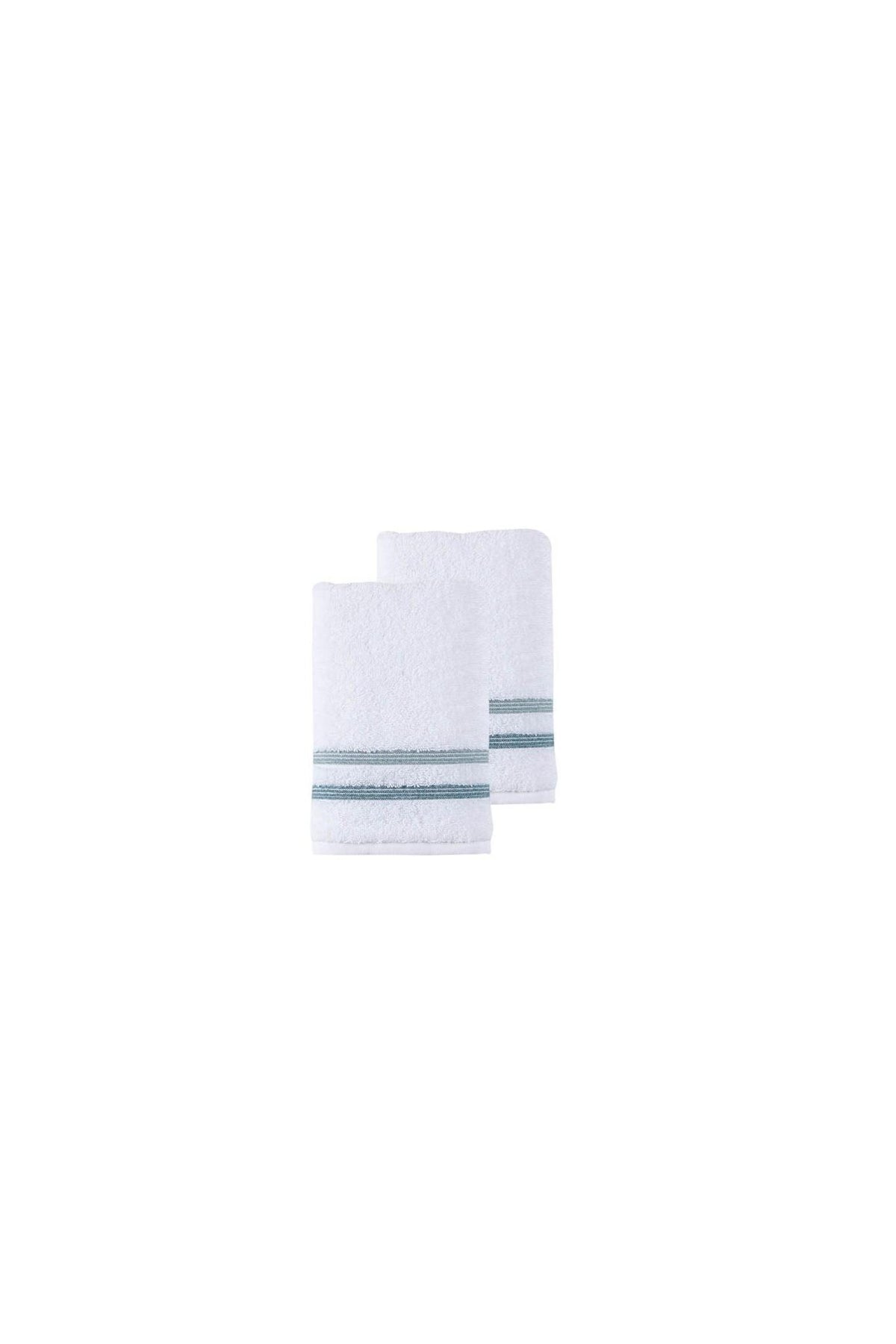 Set of Two White Turkish Cotton 16" X 30" Hand Towels - HomeRoots - Flyclothing LLC