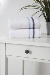 Set of Two White Turkish Cotton 16" X 30" Hand Towels - HomeRoots - Flyclothing LLC