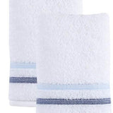 Set of Two White Turkish Cotton 16" X 30" Hand Towels - HomeRoots - Flyclothing LLC
