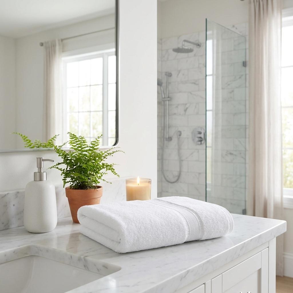 Set of Two White Turkish Cotton 40" X 60" Bath Sheet - HomeRoots - Flyclothing LLC