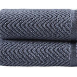 Set of Two Gray Checkered Turkish Cotton 16" X 30" Hand Towels - HomeRoots - Flyclothing LLC