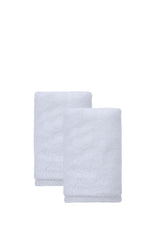 Set of Two White Turkish Cotton 16" X 30" Hand Towels - HomeRoots - Flyclothing LLC