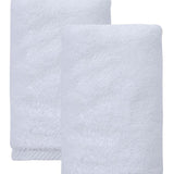 Set of Two White Turkish Cotton 16" X 30" Hand Towels - HomeRoots - Flyclothing LLC