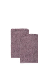 Set of Two Purple Turkish Cotton 16" X 30" Hand Towels - HomeRoots - Flyclothing LLC