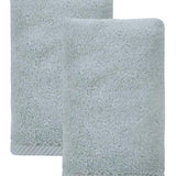 Set of Two Aqua Turkish Cotton 16" X 30" Hand Towels - HomeRoots - Flyclothing LLC