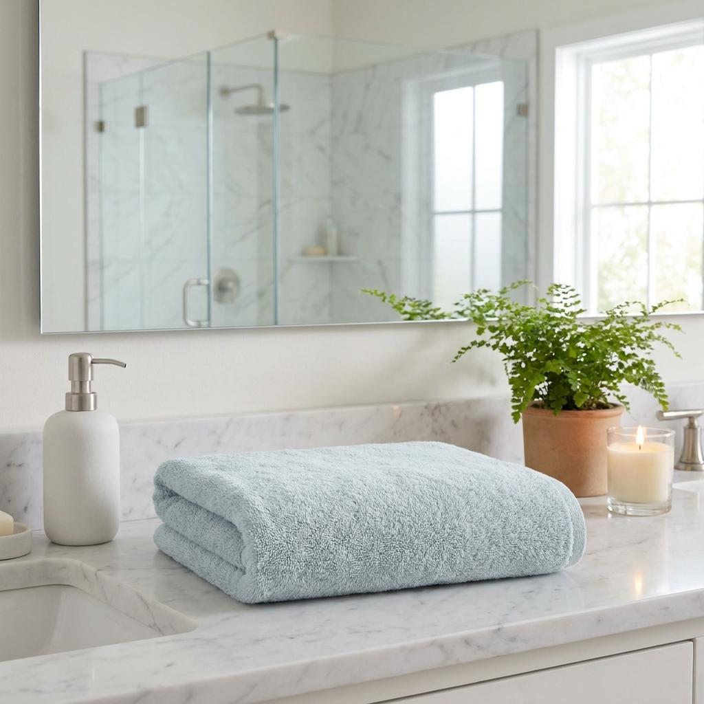 Set of Two Aqua Turkish Cotton 16" X 30" Hand Towels - HomeRoots - Flyclothing LLC