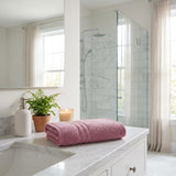 Set of Two Pink Turkish Cotton 27" X 54" Bath Towels - HomeRoots - Flyclothing LLC