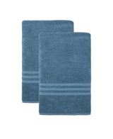 Set of Two Aqua Turkish Cotton 35" X 66" Bath Sheet - HomeRoots - Flyclothing LLC