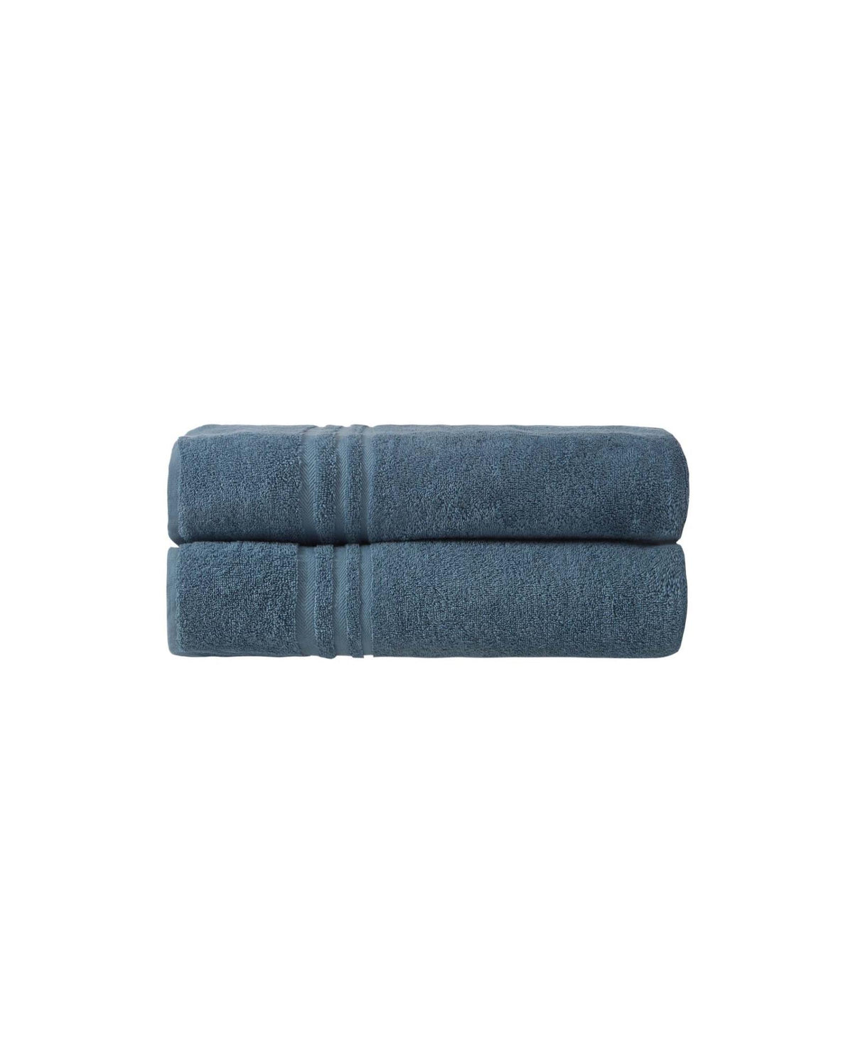 Set of Two Aqua Turkish Cotton 35" X 66" Bath Sheet - HomeRoots - Flyclothing LLC