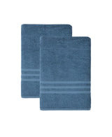 Set of Two Aqua Turkish Cotton 27" X 54" Bath Towels - HomeRoots - Flyclothing LLC