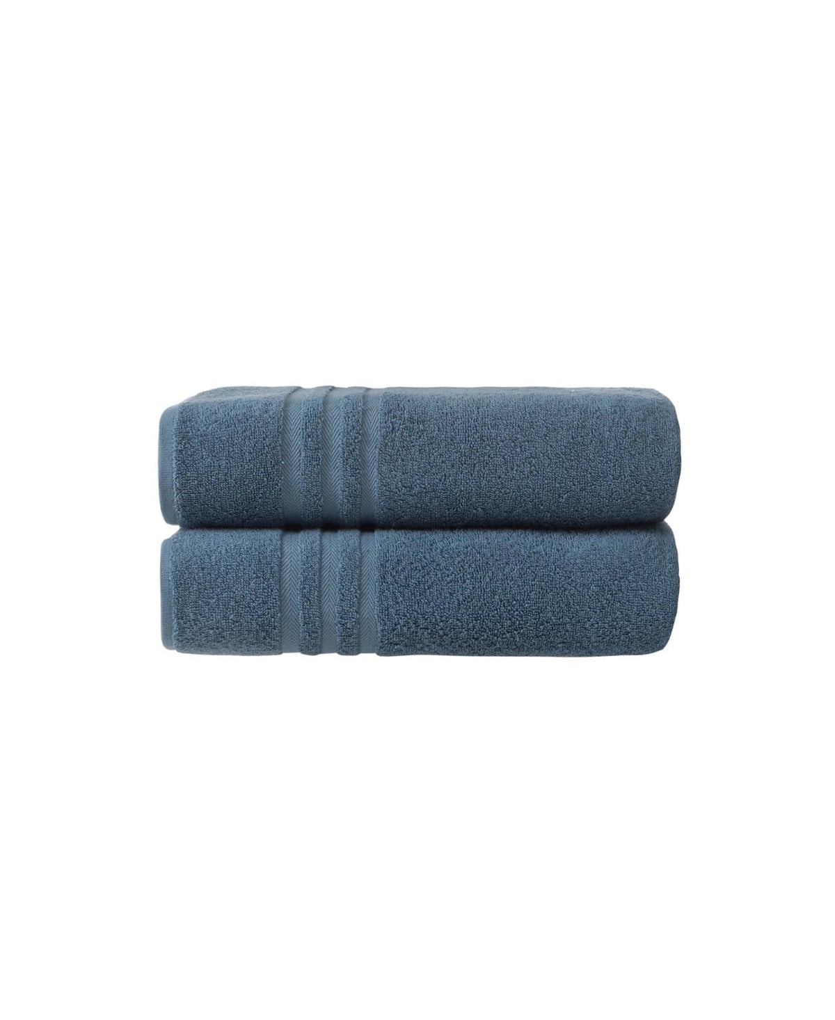 Set of Two Aqua Turkish Cotton 27" X 54" Bath Towels - HomeRoots - Flyclothing LLC