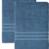Set of Two Aqua Turkish Cotton 27" X 54" Bath Towels - HomeRoots - Flyclothing LLC