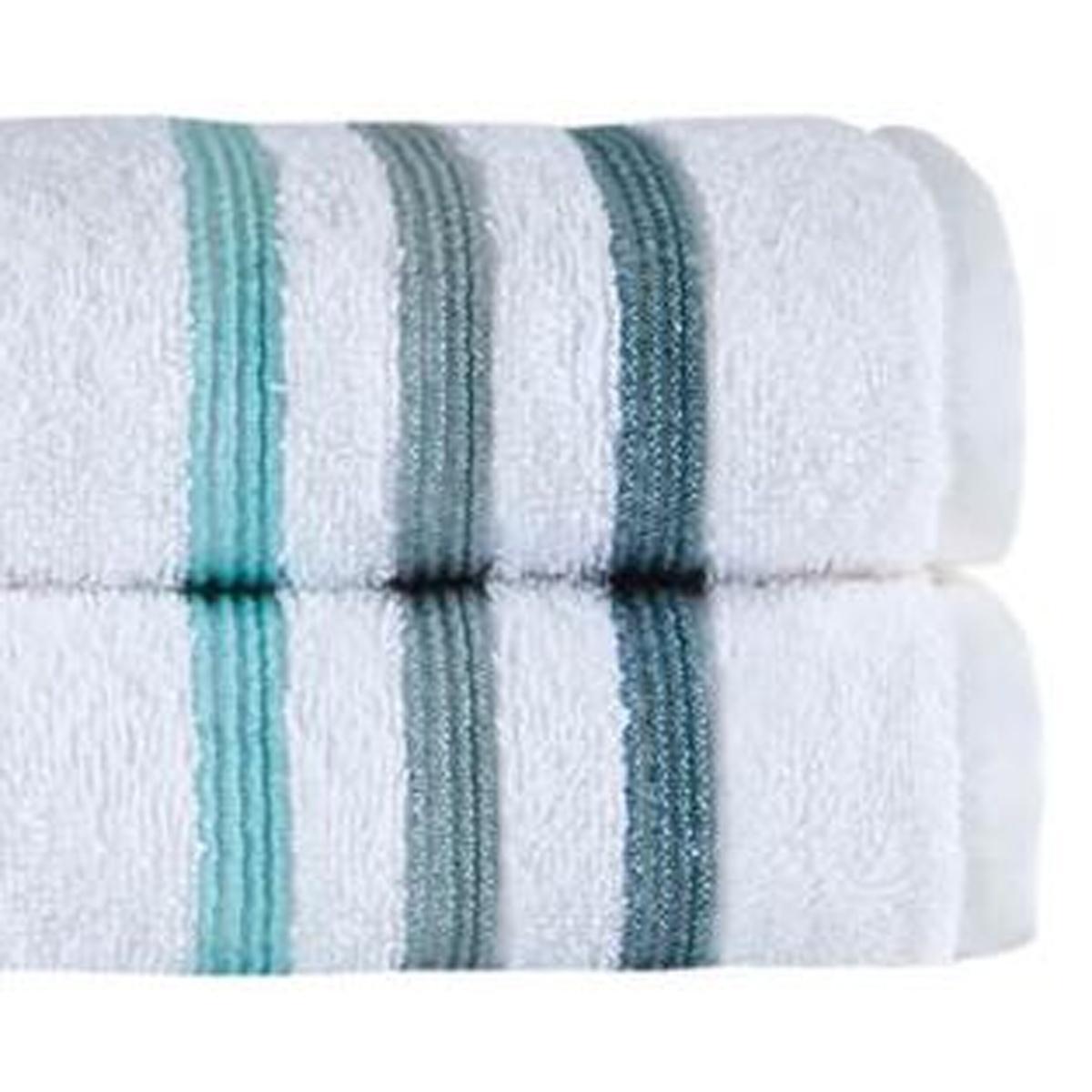 Set of Two White Turkish Cotton 27" X 54" Bath Towels - HomeRoots - Flyclothing LLC