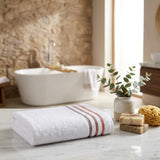 Set of Two White Turkish Cotton 27" X 54" Bath Towels - HomeRoots - Flyclothing LLC