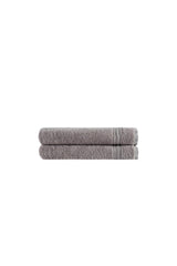 Set of Two Light Brown Turkish Cotton 27" X 54" Bath Towels - HomeRoots - Flyclothing LLC