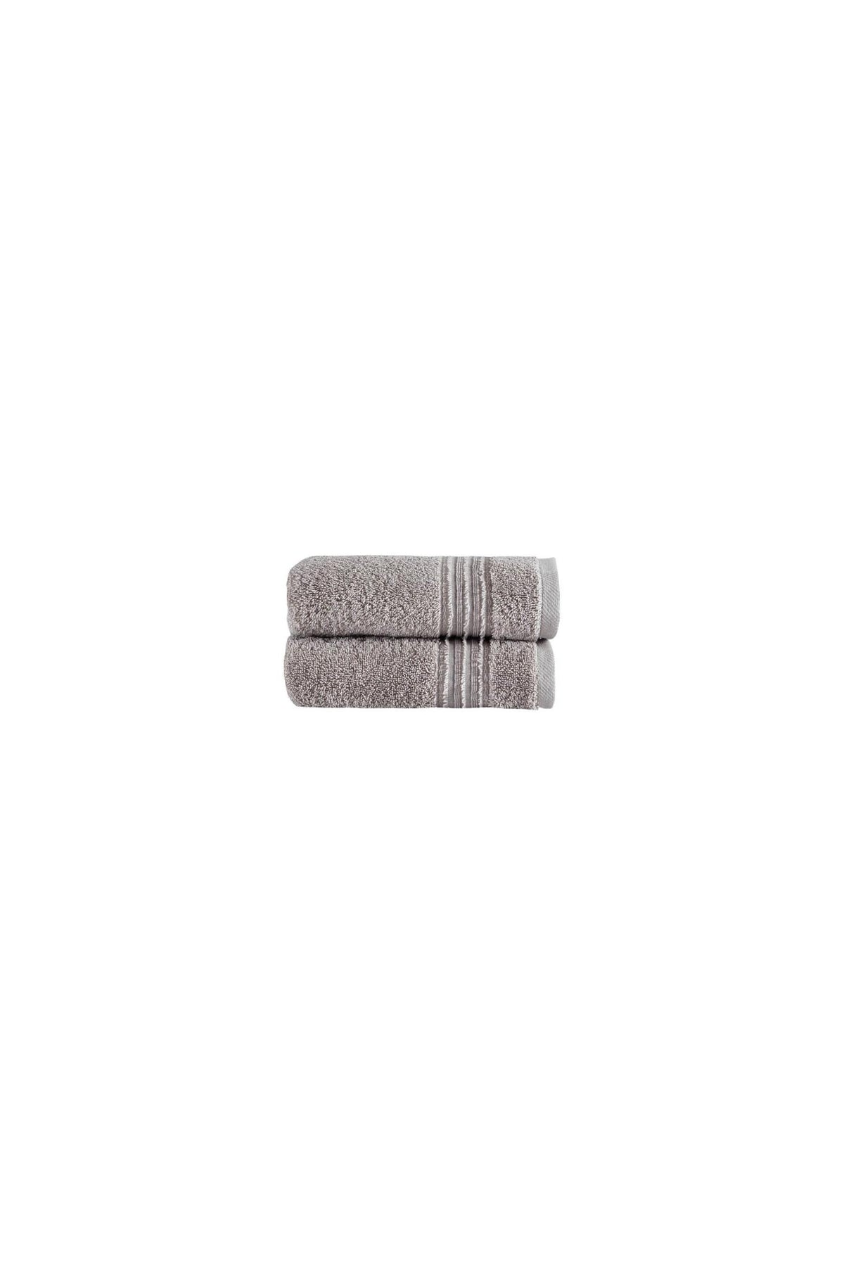 Set of Two Light Brown Turkish Cotton 16" X 30" Hand Towels - HomeRoots - Flyclothing LLC