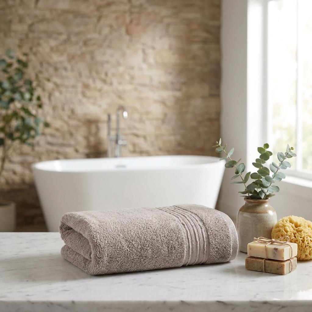 Set of Two Light Brown Turkish Cotton 16" X 30" Hand Towels - HomeRoots - Flyclothing LLC