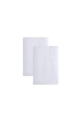 Set of Two White Turkish Cotton 27" X 54" Bath Towels - HomeRoots - Flyclothing LLC