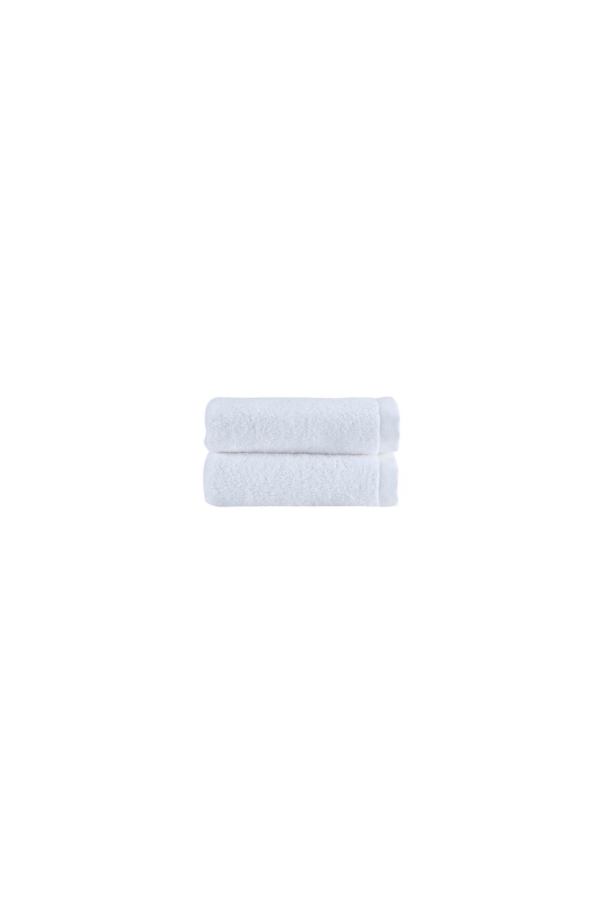 Set of Two White Turkish Cotton 16" X 30" Hand Towels - HomeRoots - Flyclothing LLC
