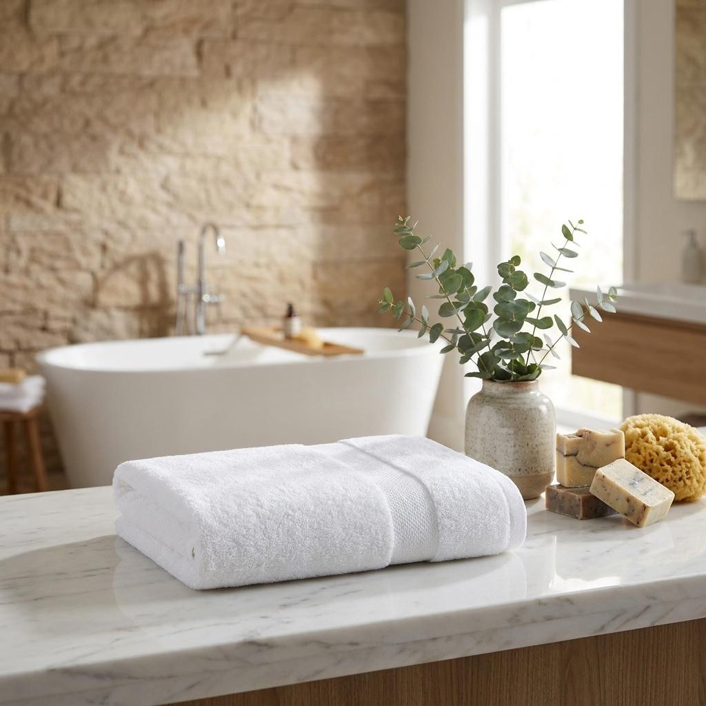 Set of Two White Turkish Cotton 16" X 30" Hand Towels - HomeRoots - Flyclothing LLC