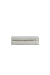 Set of Two Beige Turkish Cotton 27" X 54" Bath Towels - HomeRoots - Flyclothing LLC