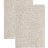 Set of Two Beige Turkish Cotton 27" X 54" Bath Towels - HomeRoots - Flyclothing LLC
