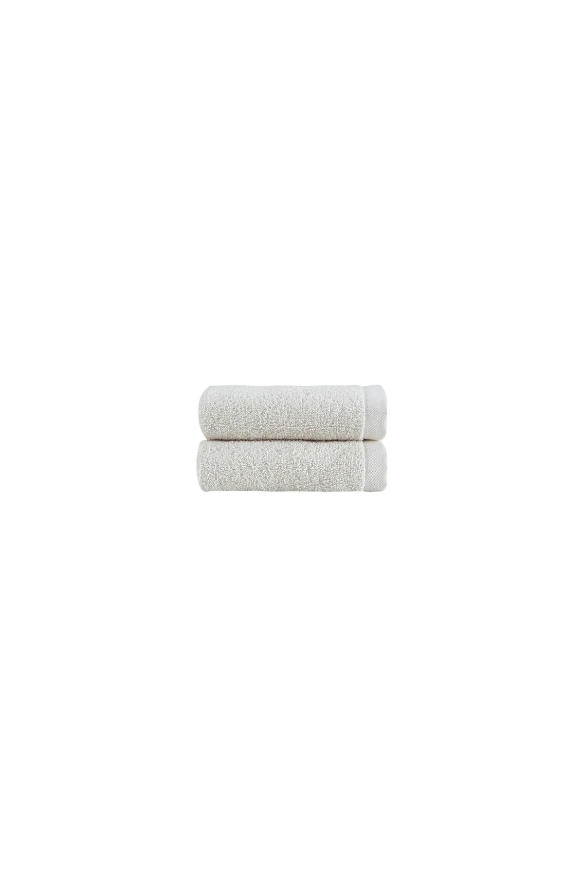 Set of Two Beige Turkish Cotton 16" X 30" Hand Towels - HomeRoots - Flyclothing LLC