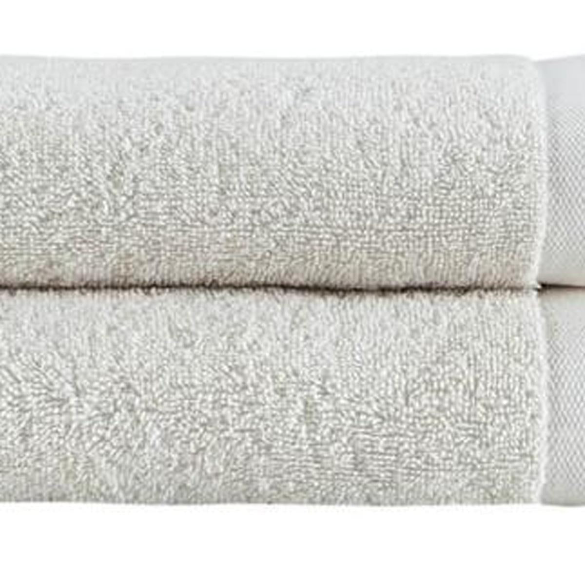 Set of Two Beige Turkish Cotton 16" X 30" Hand Towels - HomeRoots - Flyclothing LLC