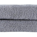 Set of Two Light Gray Turkish Cotton 27" X 54" Bath Towels - HomeRoots - Flyclothing LLC