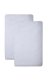 Set of Two White Turkish Cotton 40" X 70" Bath Sheet - HomeRoots - Flyclothing LLC
