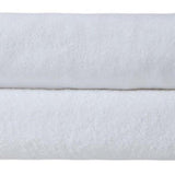 Set of Two White Turkish Cotton 40" X 70" Bath Sheet - HomeRoots - Flyclothing LLC