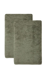 Set of Two Green Turkish Cotton 40" X 70" Bath Sheet - HomeRoots - Flyclothing LLC