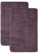 Set of Two Purple Turkish Cotton 40" X 70" Bath Sheet - HomeRoots - Flyclothing LLC