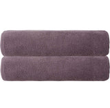 Set of Two Purple Turkish Cotton 40" X 70" Bath Sheet - HomeRoots - Flyclothing LLC
